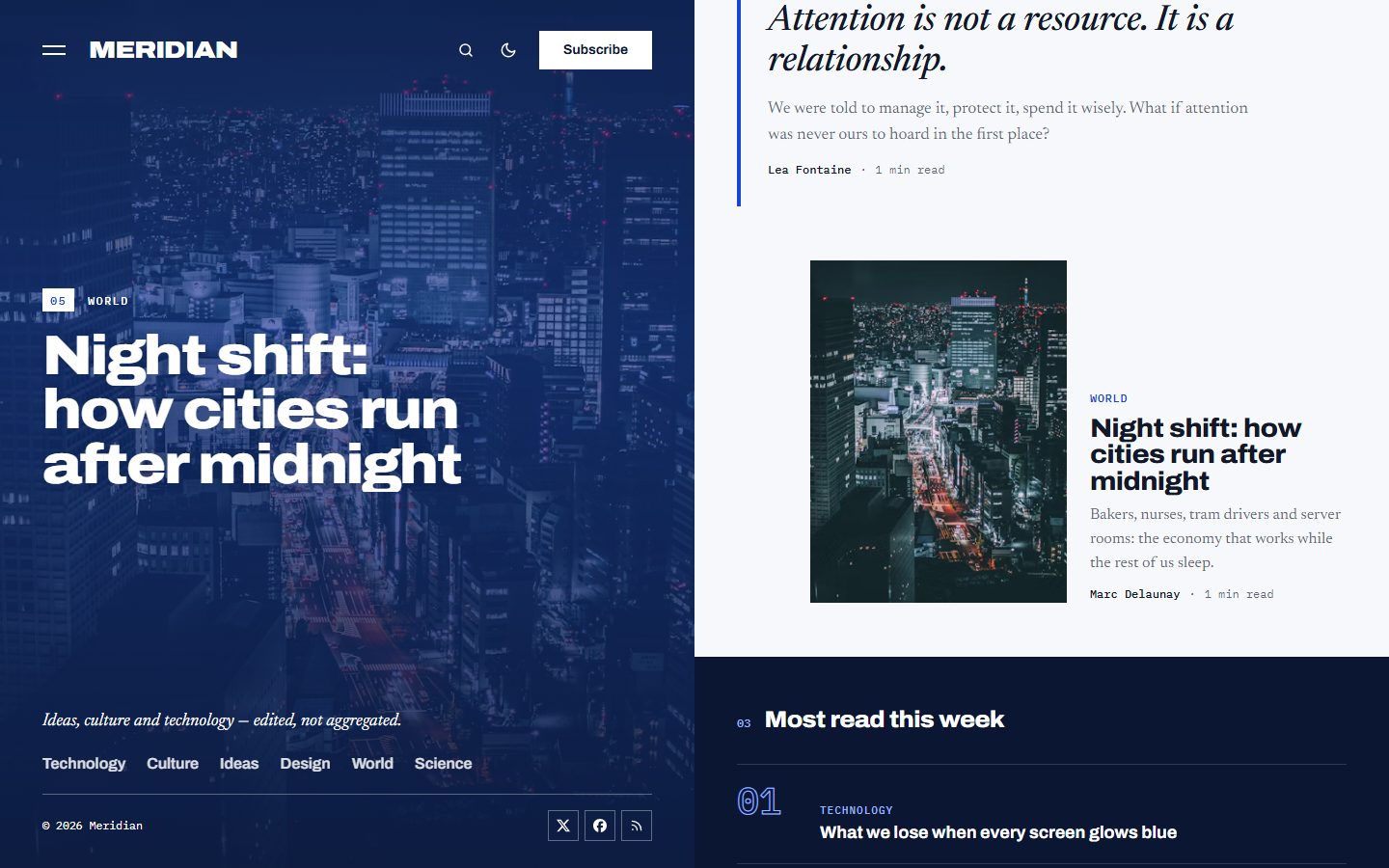 Cobalt: Living panel