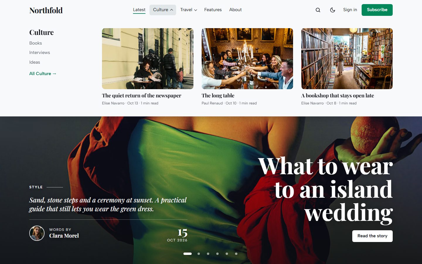 Giornale: Mega menu