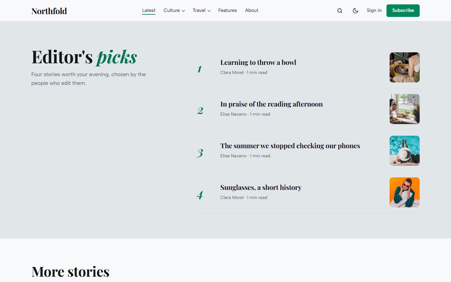 Giornale: Picks & tiers