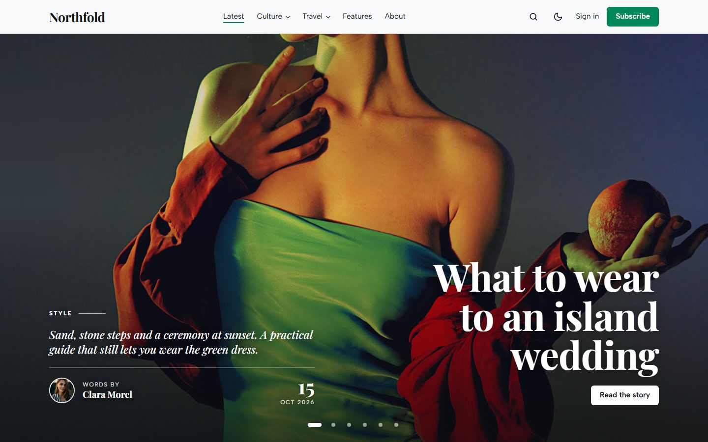 Giornale homepage
