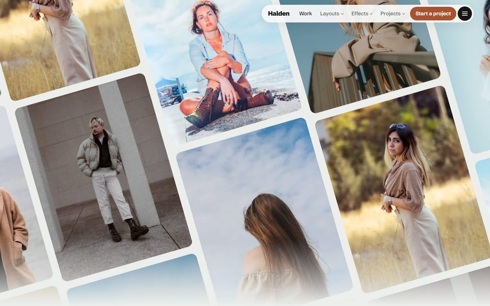 Atelier homepage