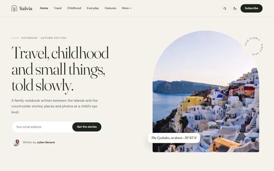 Salvia homepage